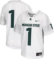 Nike Little Kids' Michigan State Spartans #1 Replica Game Football Jersey