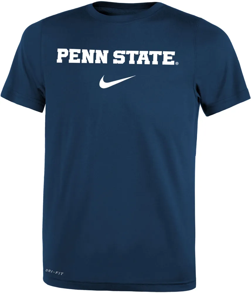 Nike Little Kids' Penn State Nittany Lions Blue Legend Short Sleeve Shirt