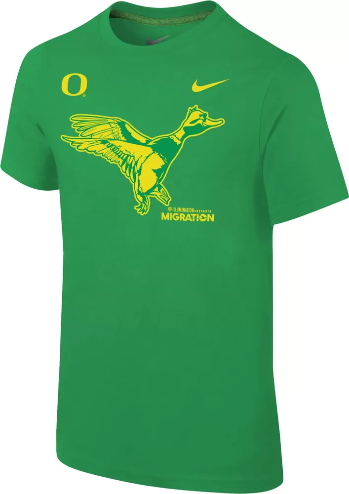 Nike Youth Oregon Ducks Green IlluminationXOregon Migration T-Shirt