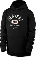 Nike Youth Oregon State Beavers Black Club Fleece Mascot Name Pullover Hoodie