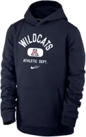 Nike Youth Arizona Wildcats Navy Club Fleece Mascot Name Pullover Hoodie