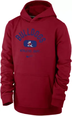 Nike Youth South Carolina State Bulldogs Garnet Club Fleece Mascot Name Pullover Hoodie