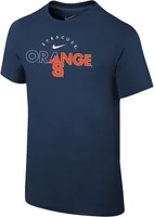 Nike Youth Syracuse Orange Blue Core Cotton Logo T-Shirt