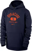 Nike Youth Syracuse Orange Blue Club Fleece Mascot Name Pullover Hoodie