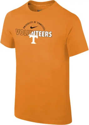 Nike Youth Tennessee Volunteers Tennessee Orange Core Cotton Logo T-Shirt