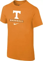 Nike Youth Tennessee Volunteers Orange Baseball Core Cotton T-Shirt