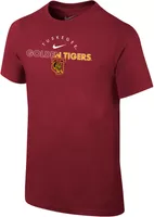 Nike Youth Tuskegee Golden Tigers Crimson Core Cotton Logo T-Shirt