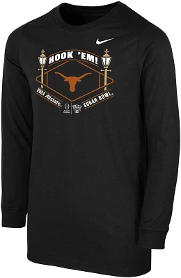 Nike Youth 2023-24 College Football Playoff Sugar Bowl Bound Texas Longhorns Long Sleeve T-Shirt