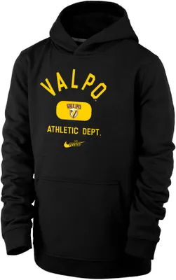 Nike Youth Valparaiso Beacons Black Club Fleece Mascot Name Pullover Hoodie