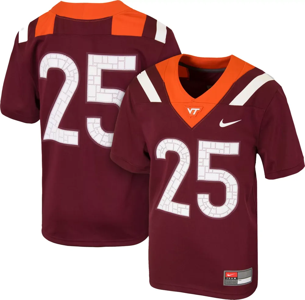 Nike Little Kids' Virginia Tech Hokies #25 Maroon Replica Football Jersey