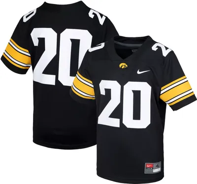 Nike Little Kids' Iowa Hawkeyes #20 Black Replica Football Jersey