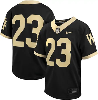 Nike Youth Wake Forest Demon Deacons #1 Black Replica Football Jersey