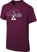 Nike Youth UW-La Crosse Eagles Maroon Core Cotton Logo T-Shirt