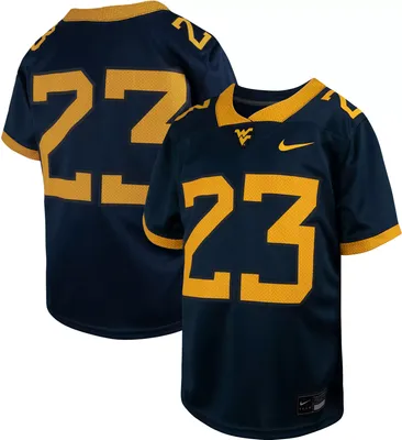 Nike Youth West Virginia Mountaineers #23 Blue Replica Football Jersey