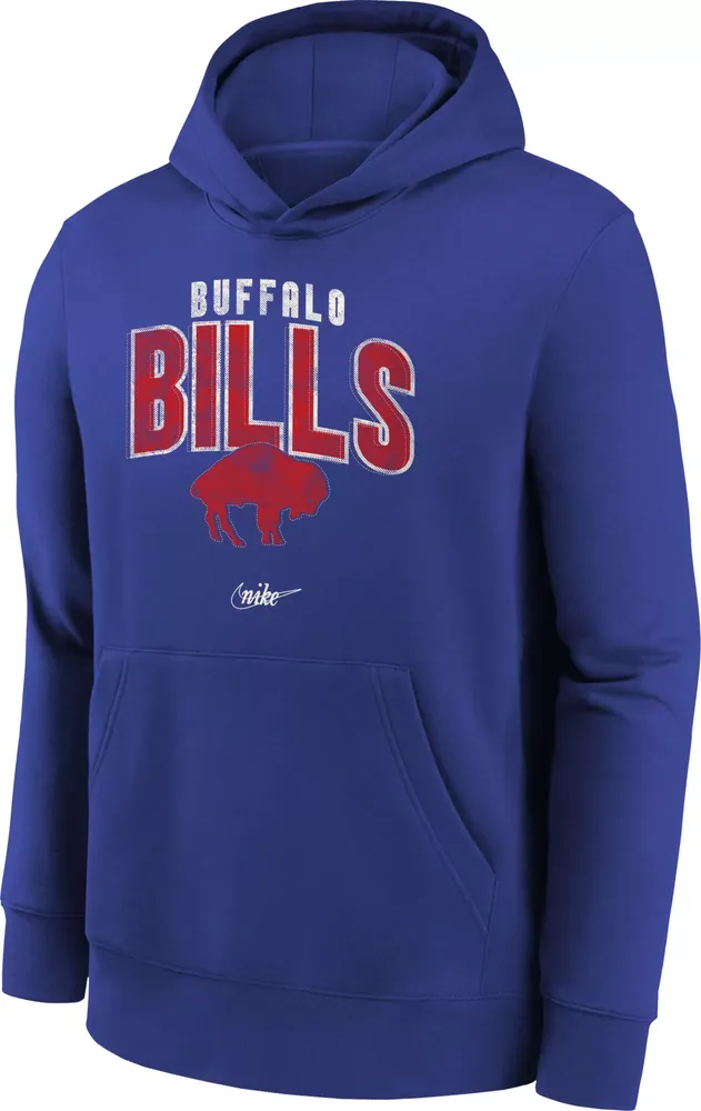 Nike Youth Buffalo Bills Rewind Shout Royal Hoodie