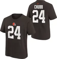 Nike Youth Cleveland Browns Nick Chubb #24 Brown T-Shirt