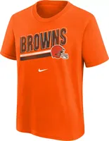 Nike Youth Cleveland Browns Team Helmet Orange T-Shirt