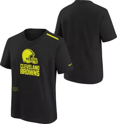 Nike Youth Cleveland Browns 2023 Volt Anthracite T-Shirt