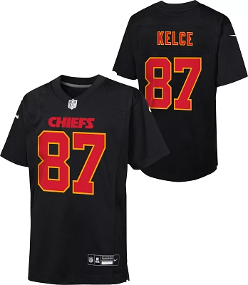 Nike Youth Kansas City Chiefs Travis Kelce #87 Black Game Jersey