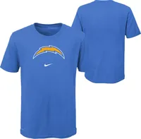 Nike Youth Los Angeles Chargers Logo Blue Dri-FIT T-Shirt