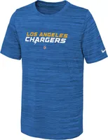 Nike Youth Los Angeles Chargers Sideline Velocity Blue T-Shirt