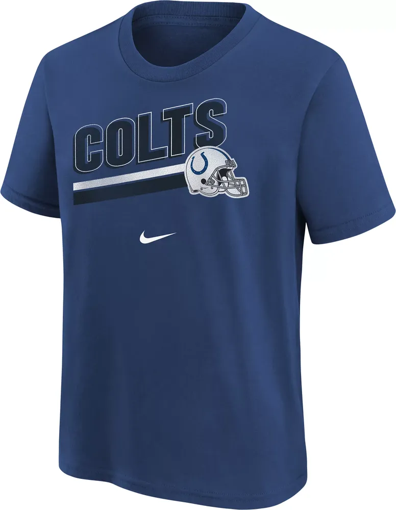 Nike Youth Indianapolis Colts Team Helmet Blue T-Shirt