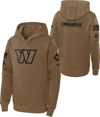 Nike Youth Washington Commanders 2023 Salute to Service Brown Hoodie