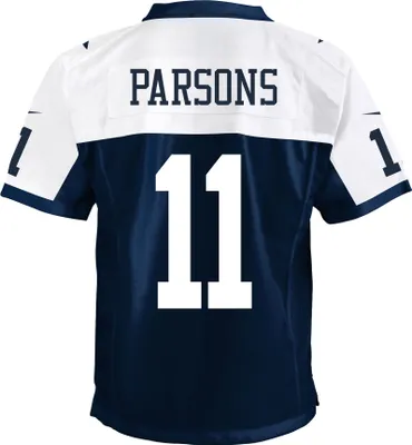 Nike Youth Dallas Cowboys Micah Parsons #11 Throwback Alternate Navy Game Jersey