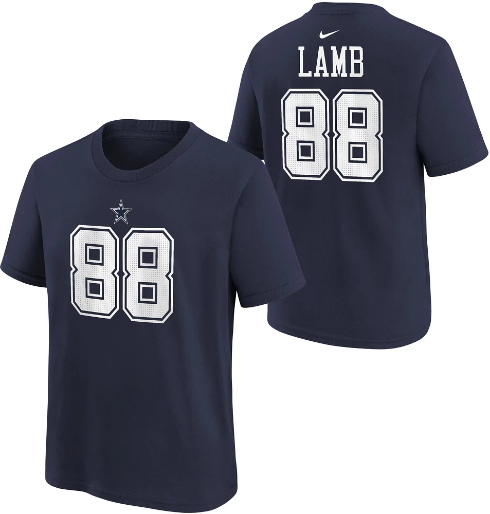 Nike Youth Dallas Cowboys CeeDee Lamb #88 Navy T-Shirt