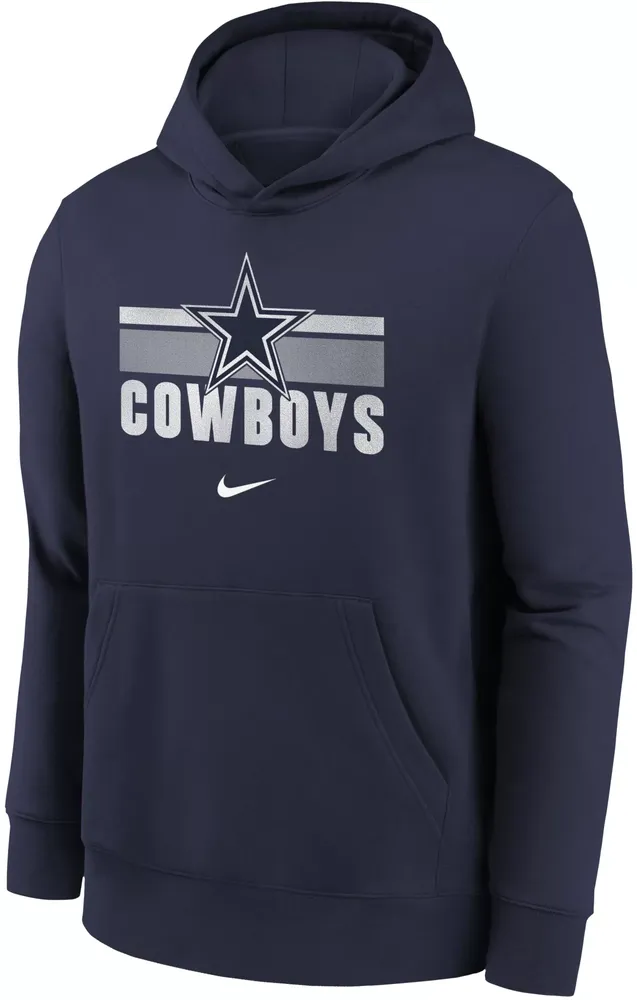 Nike Women's Dallas Cowboys Club Fly Navy Hoodie