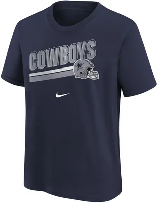 Nike Youth Dallas Cowboys Team Helmet Navy T-Shirt