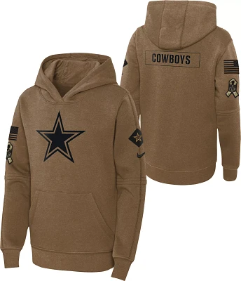 Nike Youth Dallas Cowboys 2023 Salute to Service Brown Hoodie