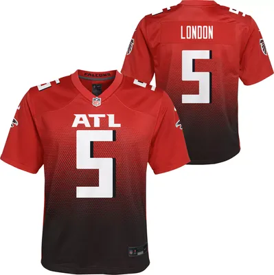 Nike Youth Atlanta Falcons Drake London #5 Alternate Red Game Jersey