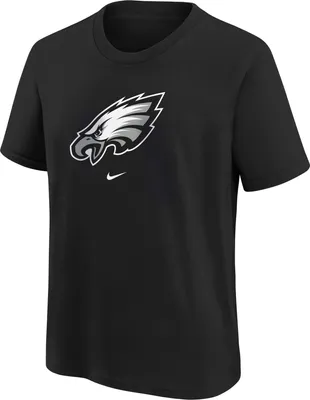 Nike Youth Philadelphia Eagles Logo Black T-Shirt