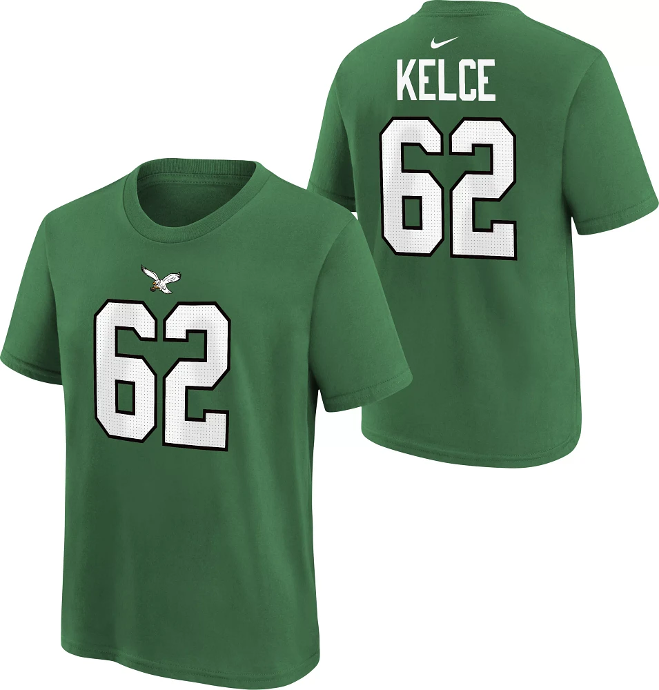 Nike Youth Philadelphia Eagles Jason Kelce #62 Alternate Kelly Green T-Shirt