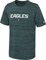 Nike Youth Philadelphia Eagles Sideline Velocity Green T-Shirt