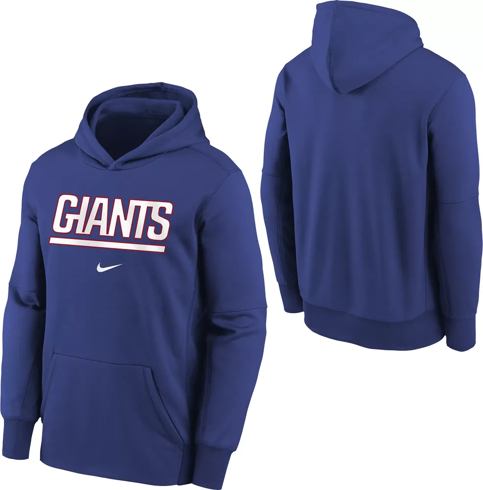 Nike Youth New York Giants Blue Hoodie