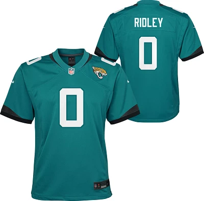 Nike Youth Jacksonville Jaguars Calvin Ridley #0 Teal Game Jersey