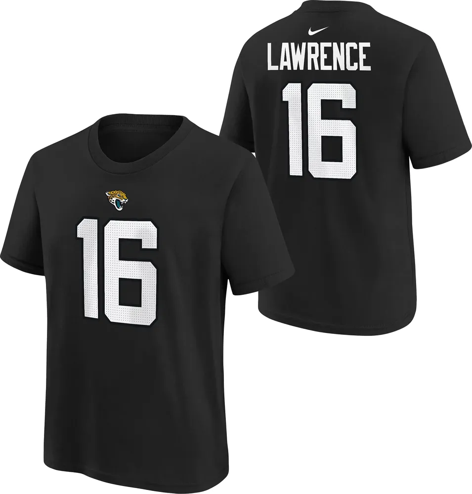 Nike Youth Jacksonville Jaguars Trevor Lawrence #16 Black T-Shirt