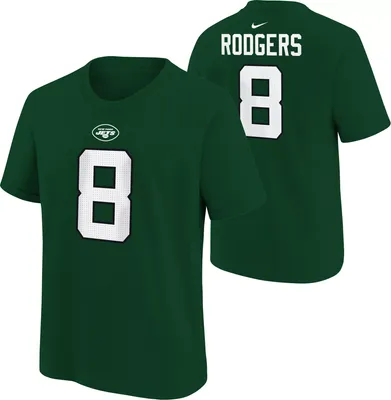 Nike Youth New York Jets Aaron Rodgers #8 Green T-Shirt