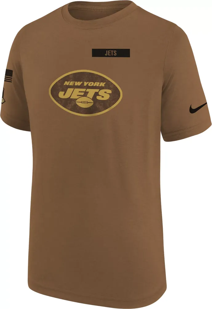 Nike Youth New York Jets 2023 Salute to Service Brown T-Shirt