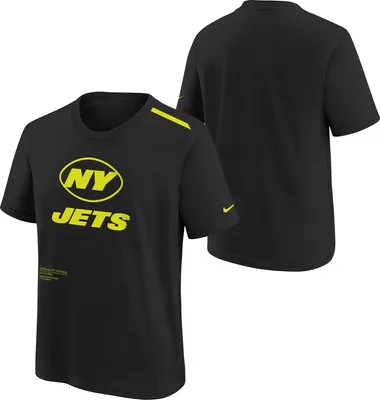 Nike Youth New York Jets 2023 Volt Black T-Shirt