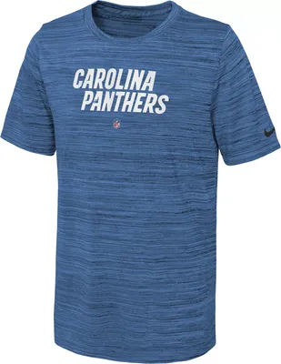 Nike Youth Carolina Panthers Sideline Velocity Blue T-Shirt