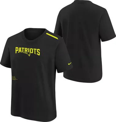 Nike Youth New England Patriots 2023 Volt Black T-Shirt