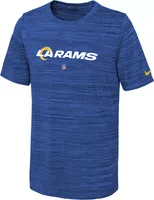 Nike Youth Los Angeles Rams Sideline Velocity Royal T-Shirt