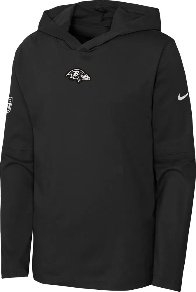 Nike Youth Baltimore Ravens Sideline Player Black Hoodie