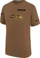 Nike Youth Seattle Seahawks 2023 Salute to Service Brown T-Shirt