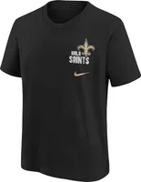 Nike Youth New Orleans Saints Back Slogan Black T-Shirt