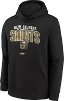 Nike Youth New Orleans Saints Rewind Shout Black Hoodie