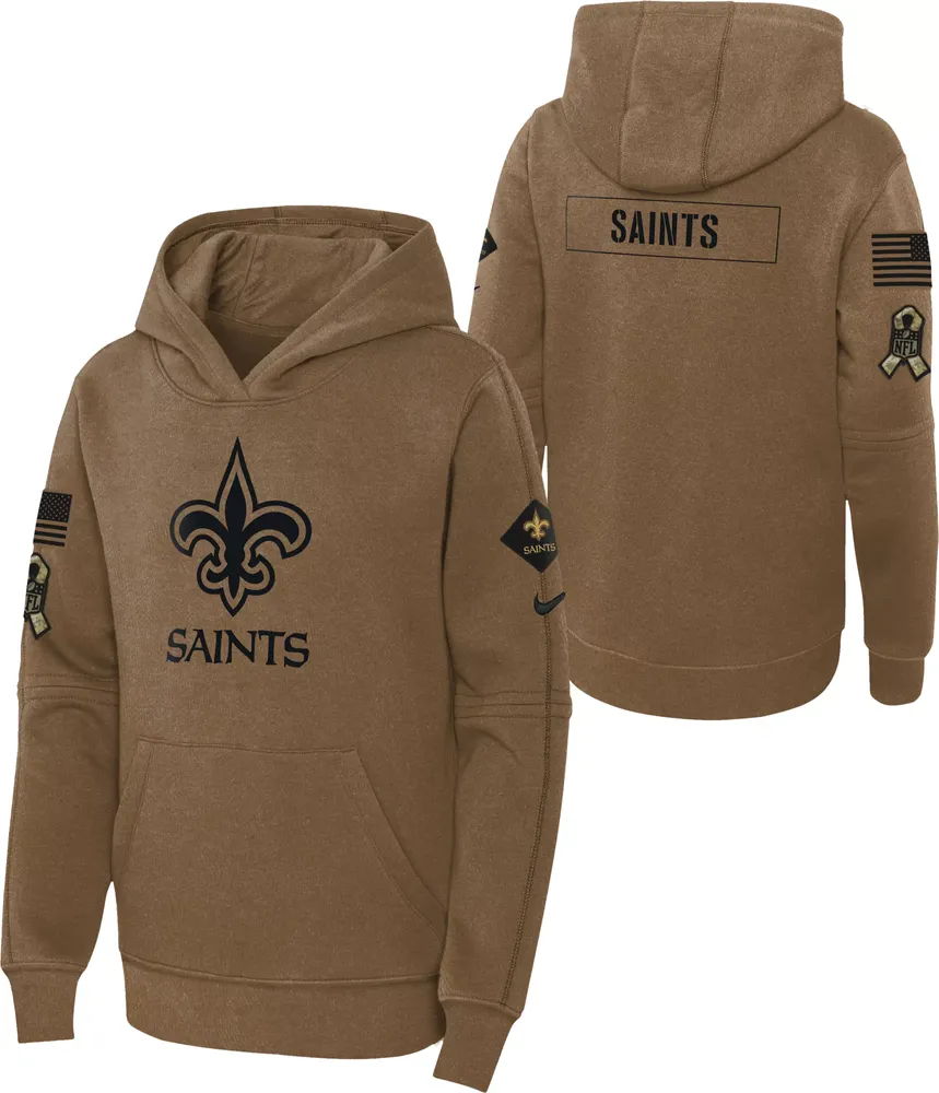 Nike Youth New Orleans Saints 2023 Salute to Service Brown Hoodie